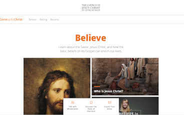 Come Unto Christ Website